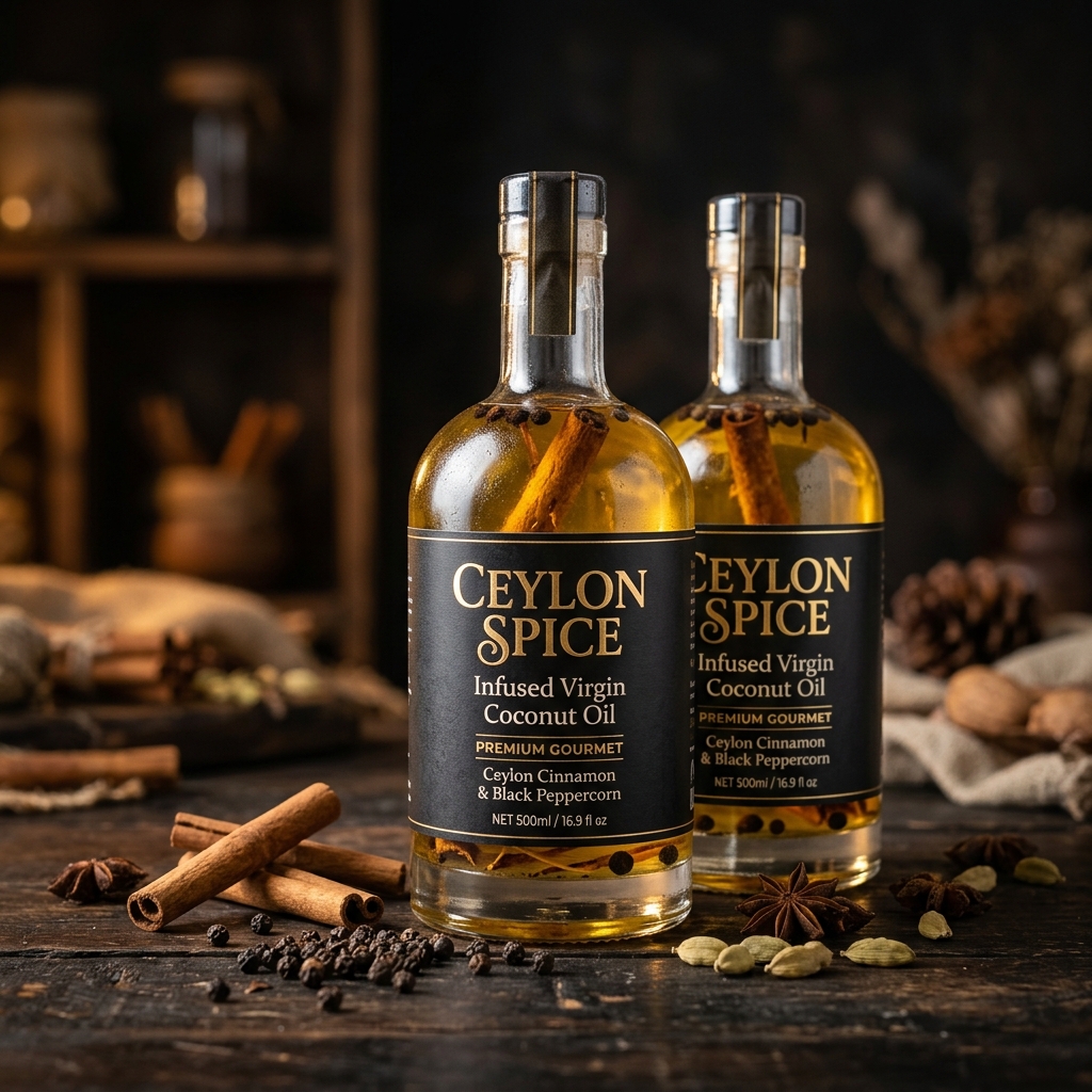 Ceylon Spice Infused Virgin Coconut Oil